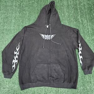 Vintage Orange County Choppers Sweatshirt Men’s XL Hoodie Y2K Flames OCC NY